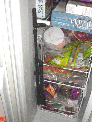 Image of barrel in fridge