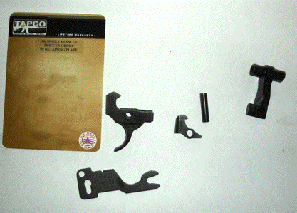 Image of the new Tapco trigger group parts
